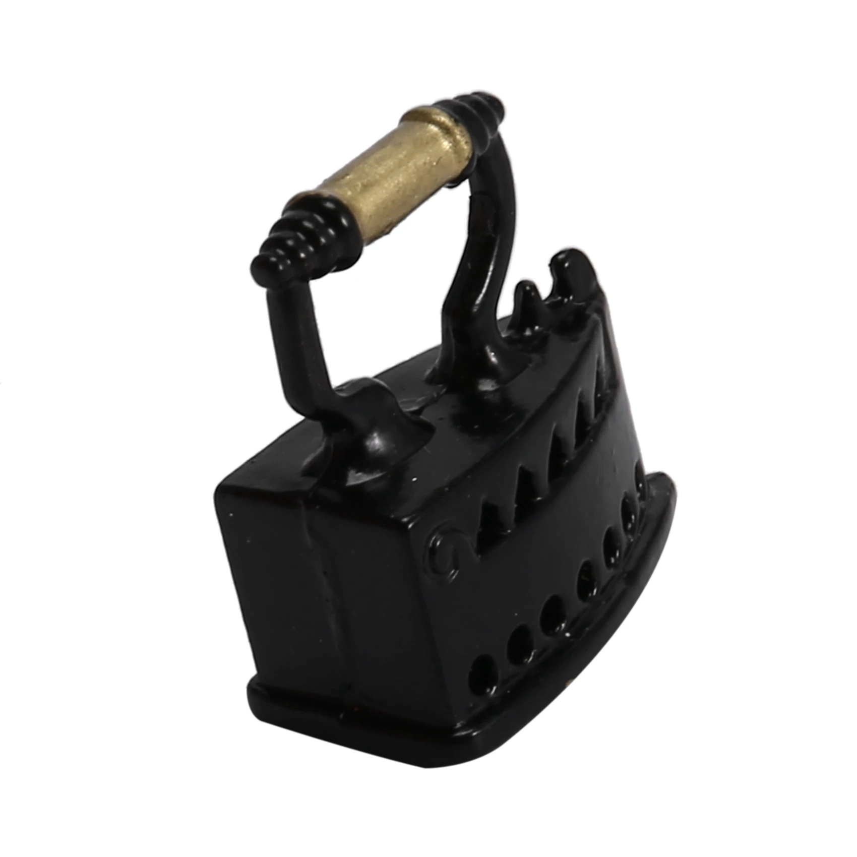 BAAA-Cute scale 1: 12 dollhouse miniature iron with ironing board set included