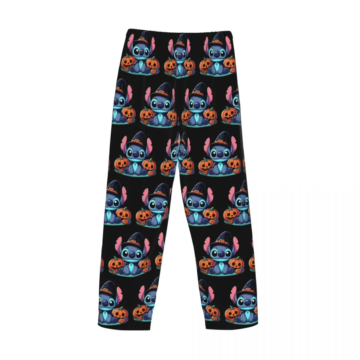 Pantalones de pijama bonitos de punto de dibujos animados personalizados y Ángel, ropa de dormir para hombres, cintura elástica, pantalones cómicos para dormir con bolsillos