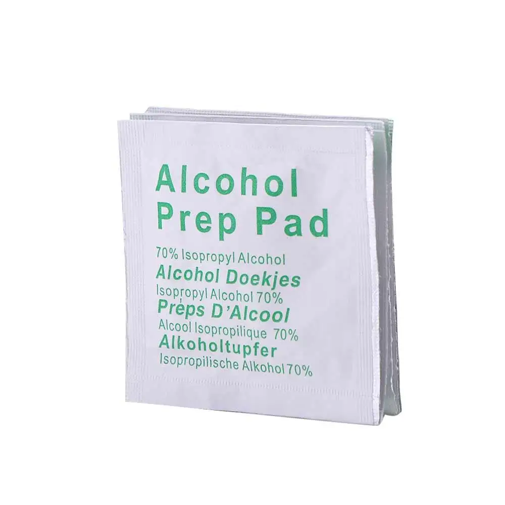 Travel Portable Antiseptic Sterilization Disinfection 70% Alcohol Alcohol Swabs Pads Wet Wipes Sanitary Paper