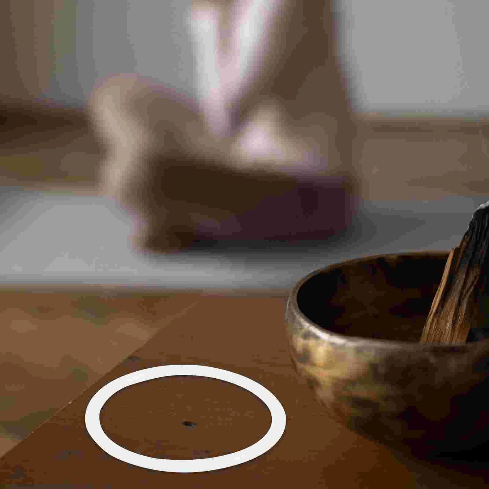 

3 Pcs Crystal Bowl Gasket Music Rubber Ring 3pcs Ritual Instruments Cushion Sound Singing Rings for Mat Band Base