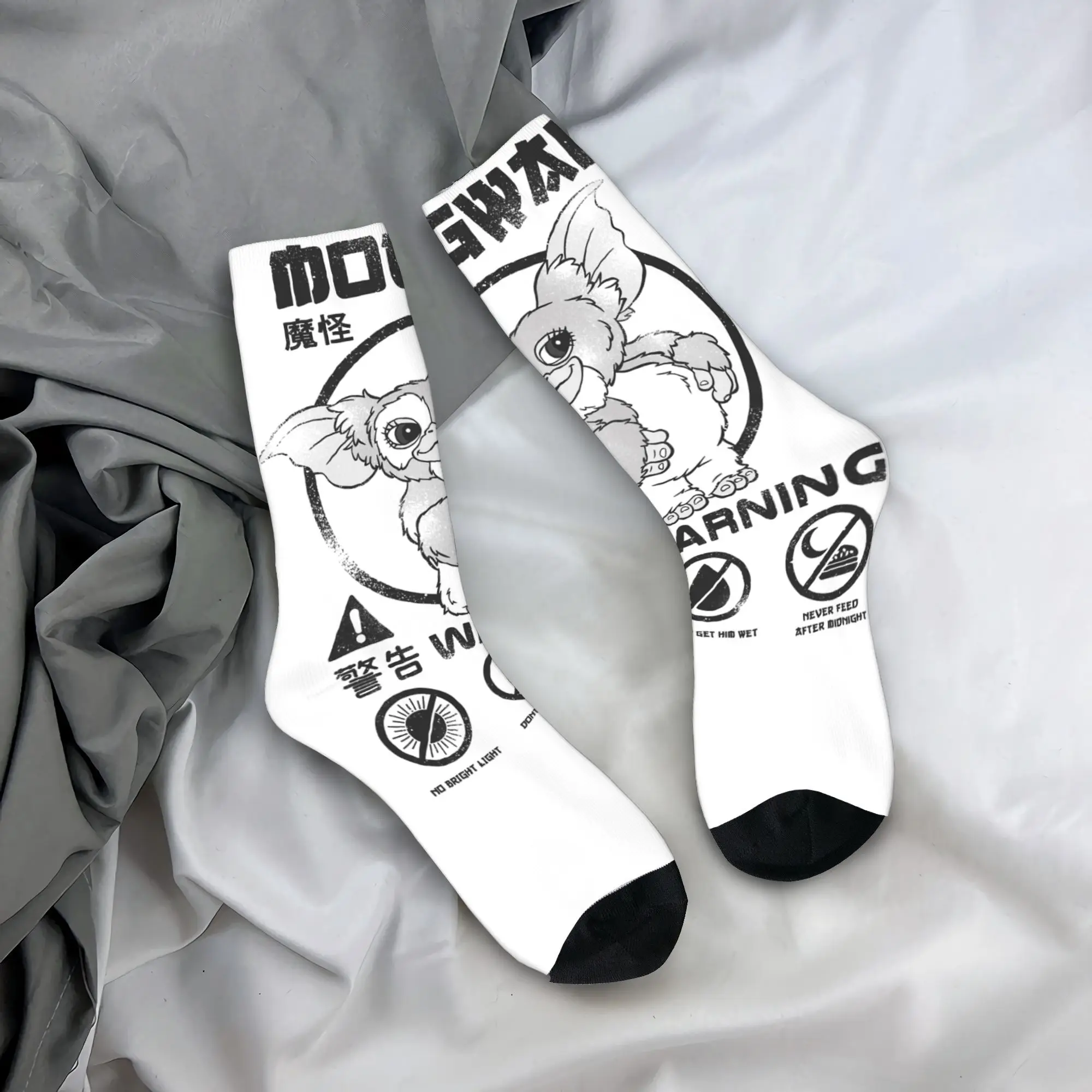 

Gremlinss Mogwai Stockings Men 80s film Socks Comfortable Harajuku Socks Winter Running Sports Anti Slip Printed Socks