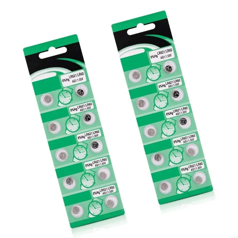 270b упаковка 10/20 LR621 AG1 Button Batteries LR621 AG1 Кнопка из щелочной батареи для удобного использования в небольших