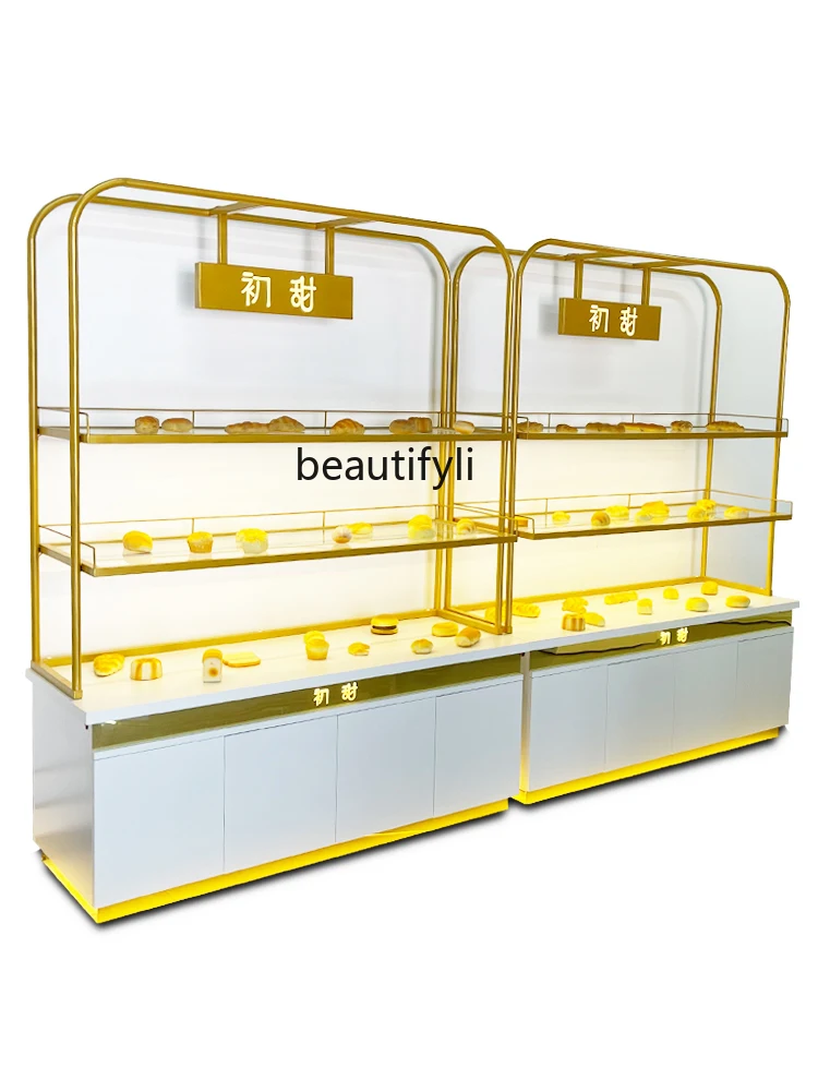 Bread Display Cabinets Cake Display Cabinet Pastry Baking Shelf Island Cabinet Display Rack