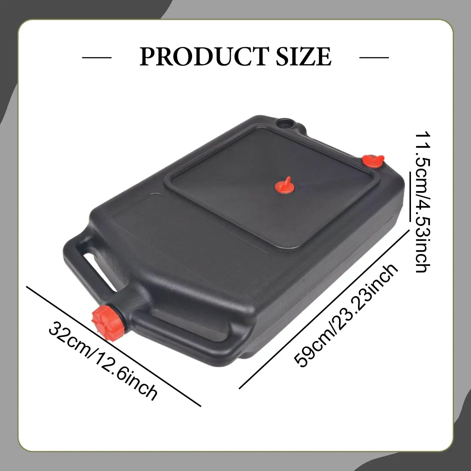 Drain Pan Prevents Spills Heavy Duty Easy Cleaning Oil Resistant Motor Oil Drip Pan for Workshop Rvs Bus Car Garage