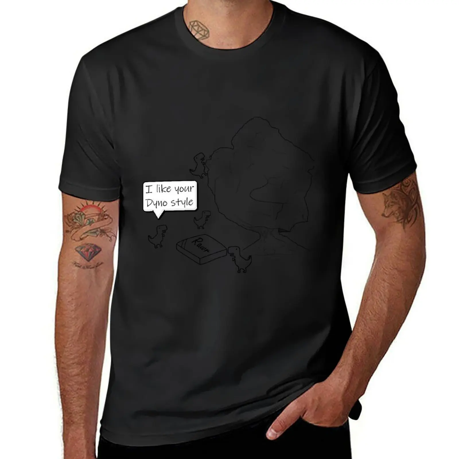 

Dyno Bouldering Climbing Dinos T-Shirt kawaii clothes funny costumes football t shirt tshirts for men