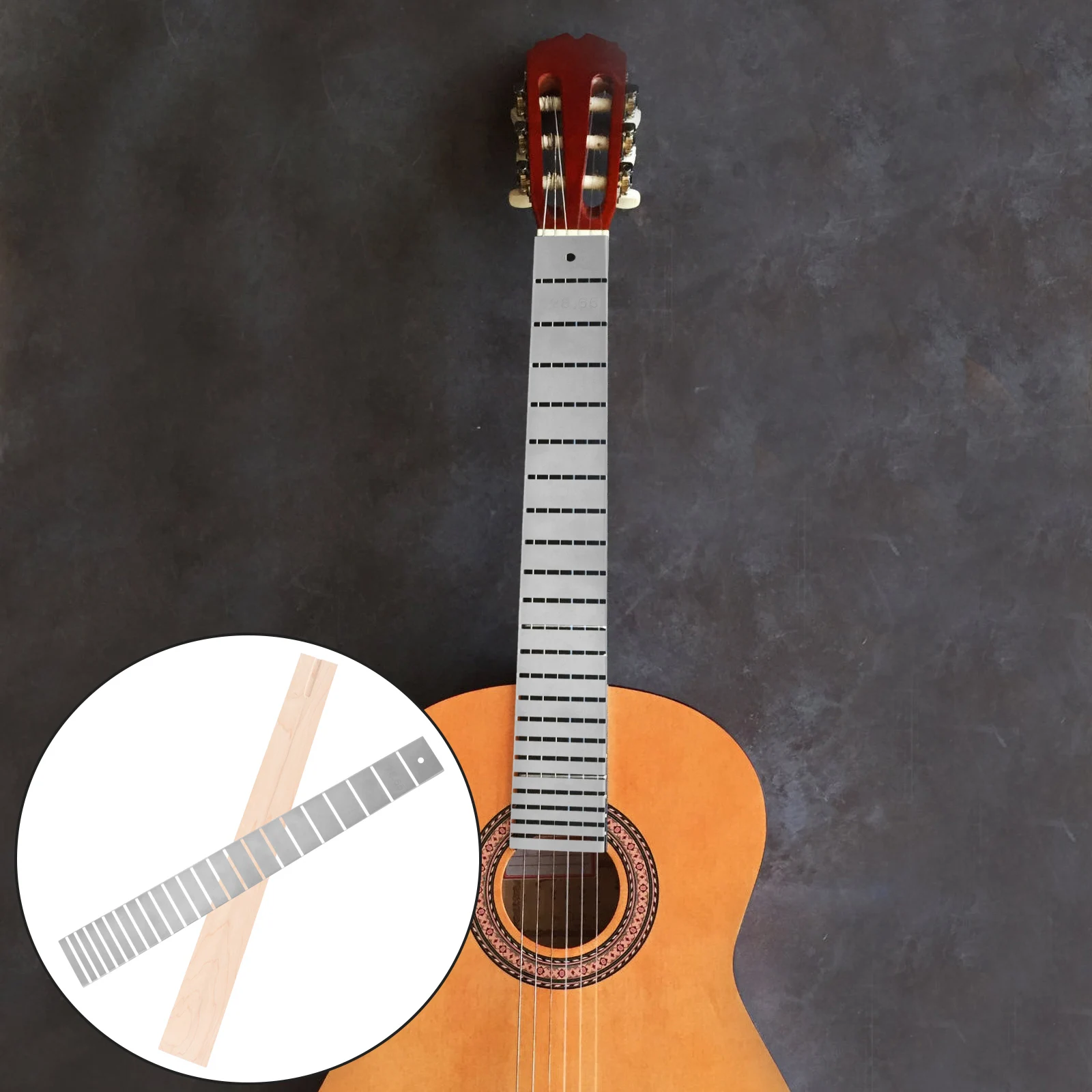 

Fretboard Lid Replacement Aluminum Durable Portable Fingerboard Cover For Acoustic Guitar Ukulele Repair Tool Guitar Parts