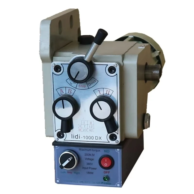 Knife Motor LIDI-1000DX Knife Motor YS5634 180W 380V Auto Knife Feeding Tool Auto Feed Driller Milling Machine Power Feed
