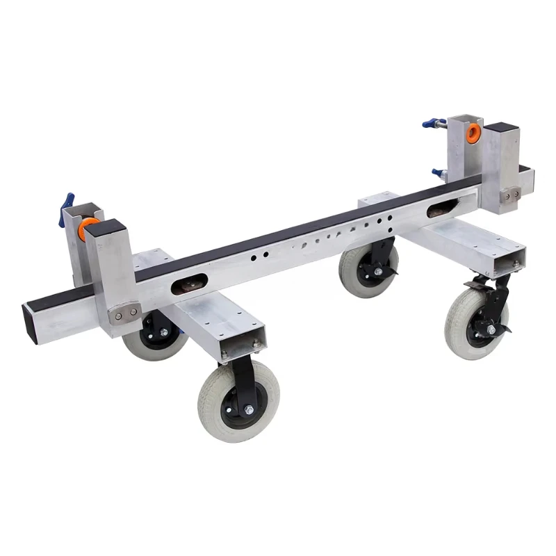 

4 Wheel Flat Dolly Ganite Stone Marble Flatbed Truck