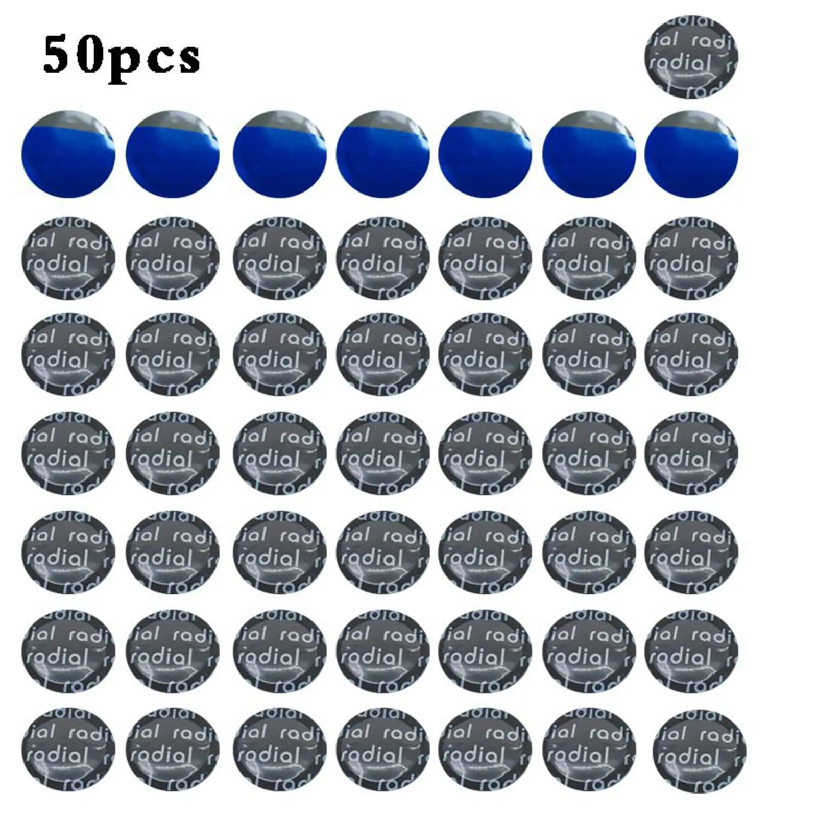 50 Pieces Tire Patches Easy to Use Heavy Duty Durable Auto Repair Tool Rubber Patches Tire Repair Tools for Truck Auto Car