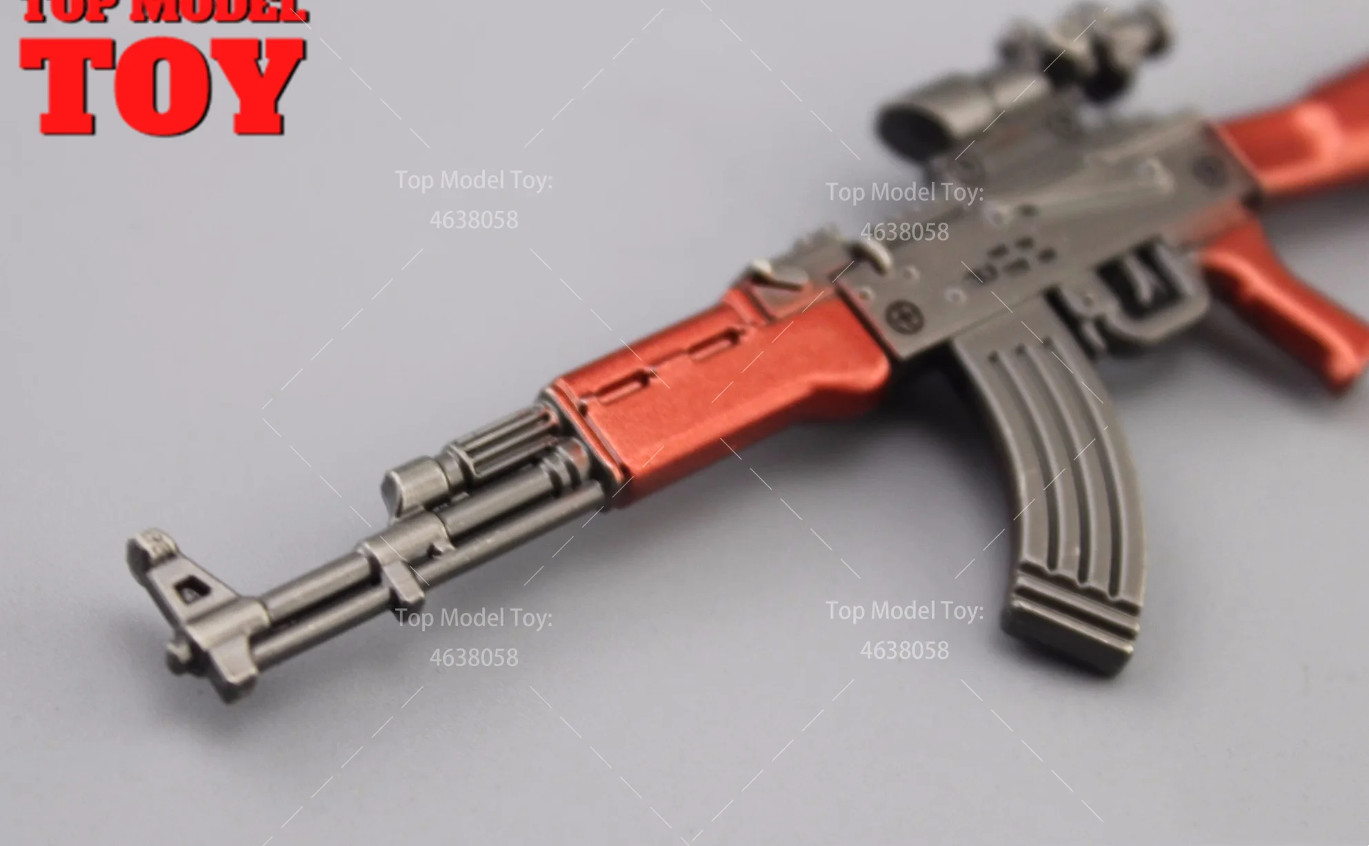 Mini AKM Rifle Gun Model Toy, Acessórios para Armas, 6 '', Masculino, Feminino, Segunda Guerra Mundial, Soldado Action Figure, 1:12