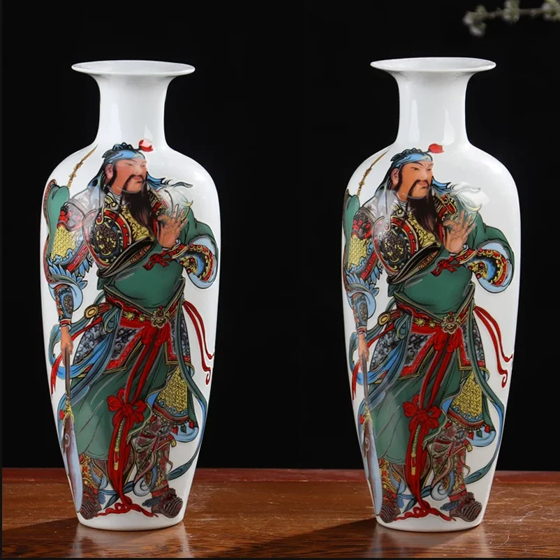 Jingdezhen Ceramic Vase Decoration Living Room Flower Vase Porcelain Decoration