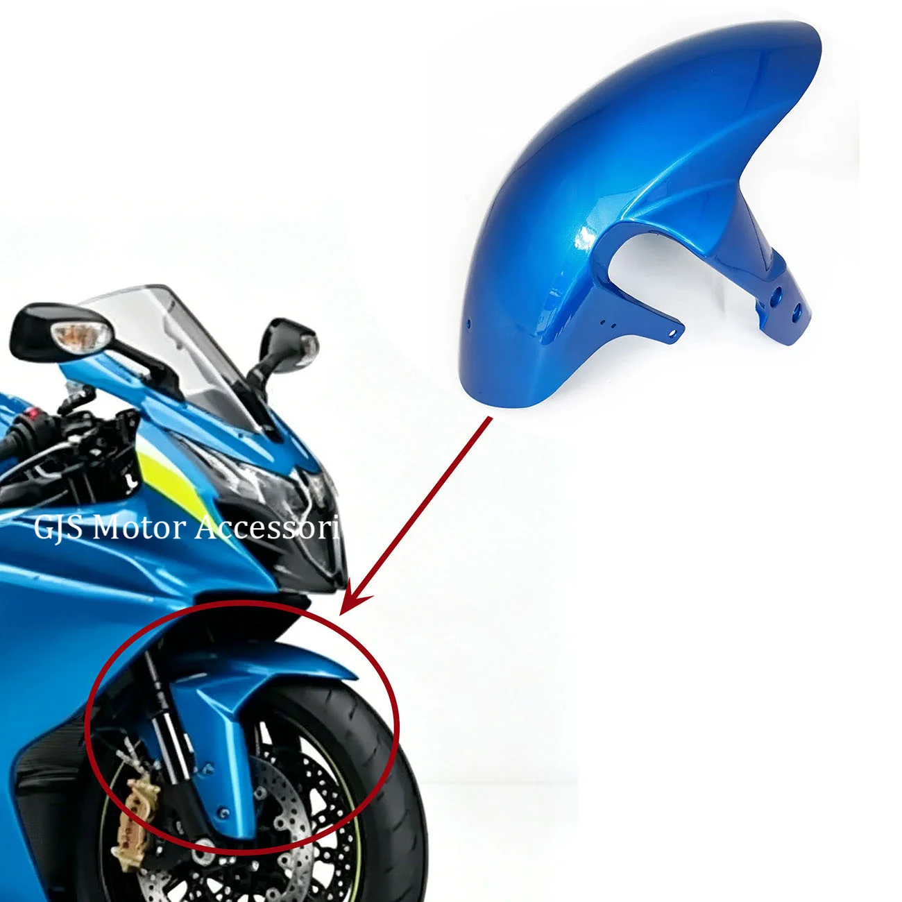 

Fit For SUZUKI GSXR 1000 K9 GSX-R1000 Big R 2009 2010 2011 2012-2016 GSXR 750 600 2011-2016 Fairing Front Fender Mudguard