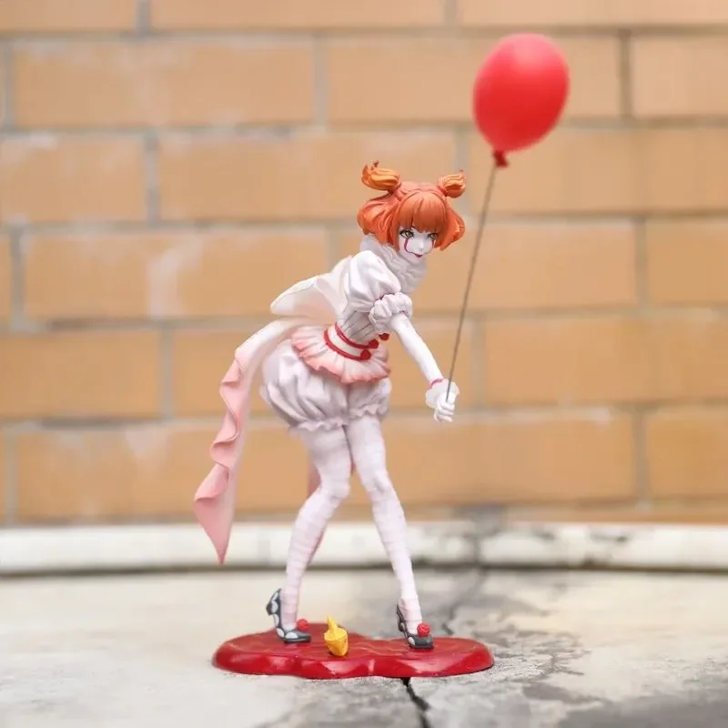 Figura anime da 19 cm It Joker Pennywise Action PVC Figure Joker Girl Figurine Collection Modello bambola regalo