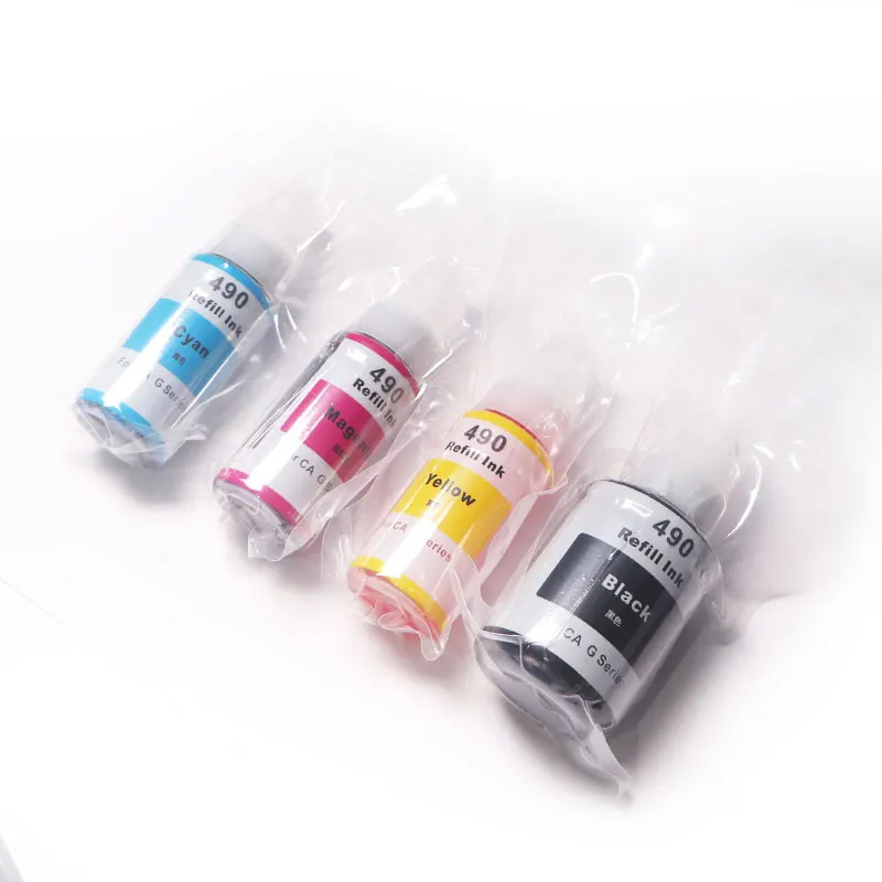 2Set CMYK GI-490 Refill Ink for Canon G1400 G2400 G3400 G1000 G2000 G3000 G1100