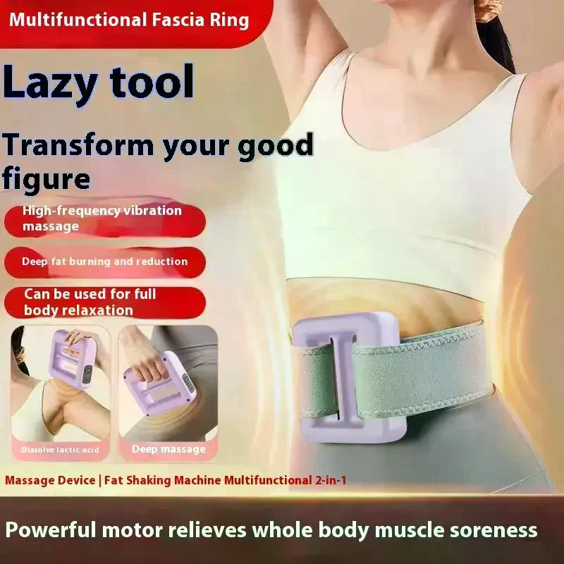 

Portable Percussion Fascia Ring USB Charging Massage Belt Vibrating Neck Membrane Massage Relaxation Shoulder Massage