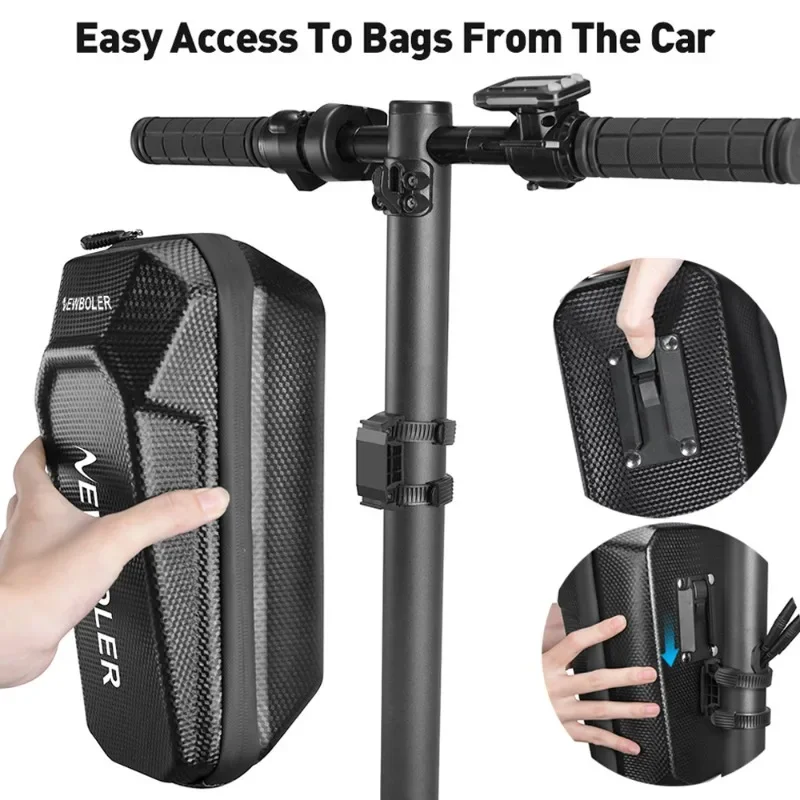 

Quick-release electric scooter bag, head bag, waterproof bicycle parts, hard shell tool kit.