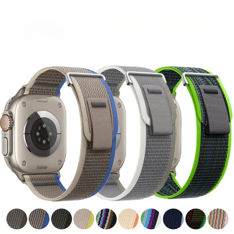 Applicable Iwatch Ultra2 Wild Track Loop Sports Strap Apple Watch Nylon Wristband Multi-color Optional
