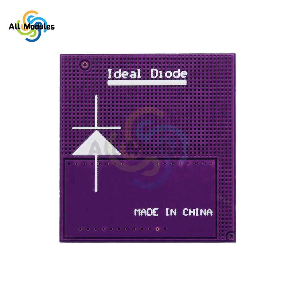 60A No Voltage Limit Ideal Diode Module Anti Backflooding Anti Reverse Connection Diode Two MOS No Ground Required