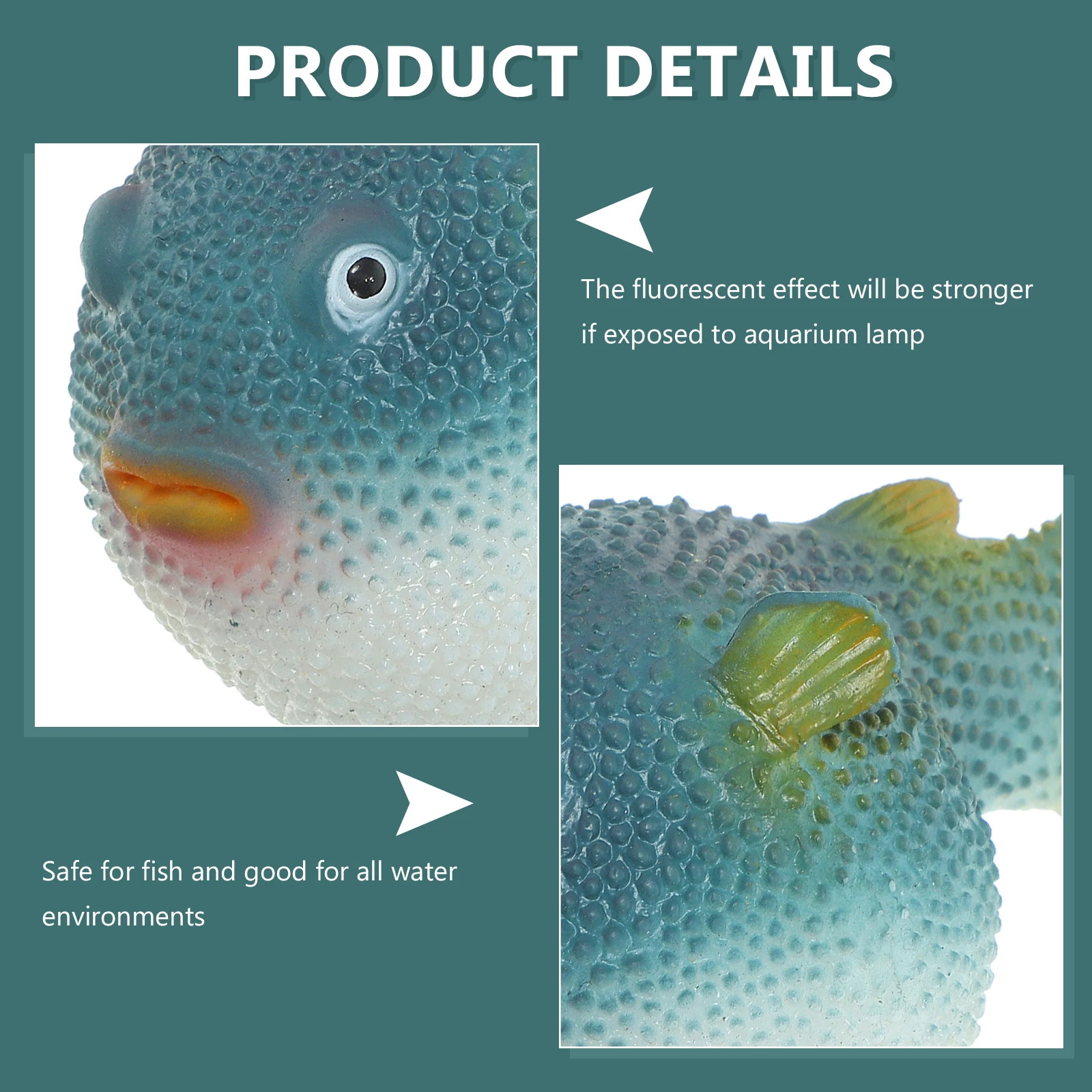 

Simulated Fish for Aquarium Decoration Rubber Small Plastic Tank Environmentally Friendly for Aquatic