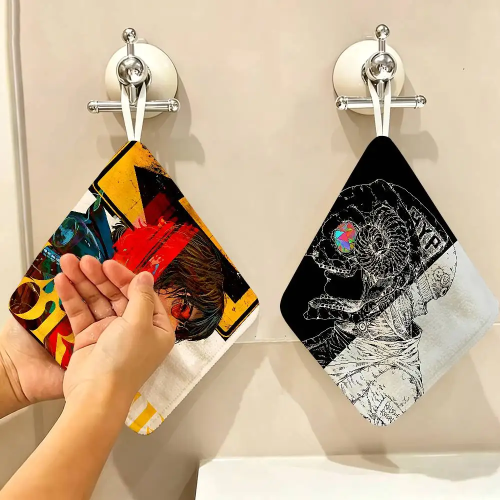 Singer K-Kenshi Y-Yonezu Lost Corner Hanging Kitchen Towel, Polyester Cotton Fabric, Absorbent Hand Wiping Towel For Dormitory
