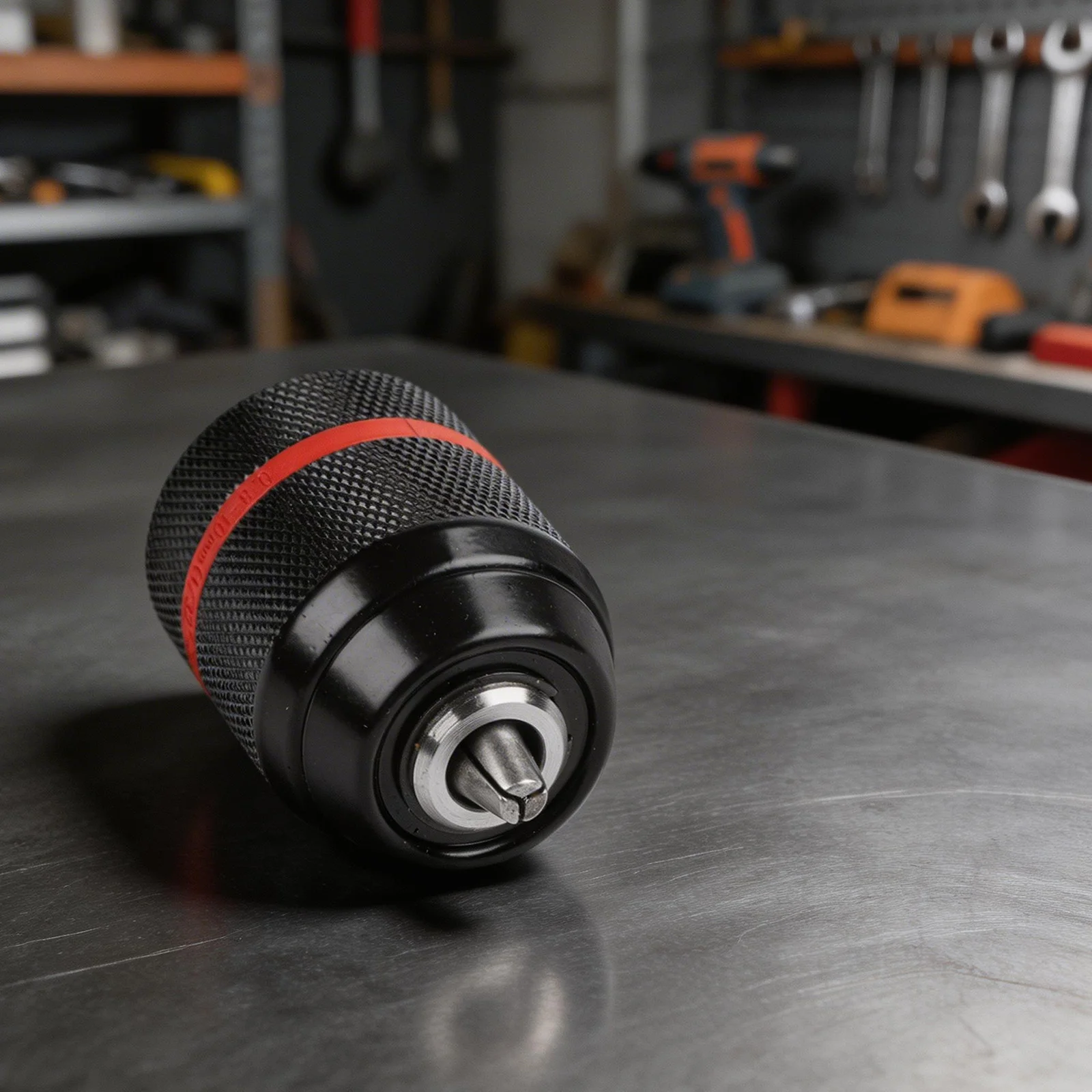 Ratchet Keyless Drill Chuck 3/8-24UNF for Electric Drills Featuring Self-Locking Back Sleeve and Enhanced Clamping Force