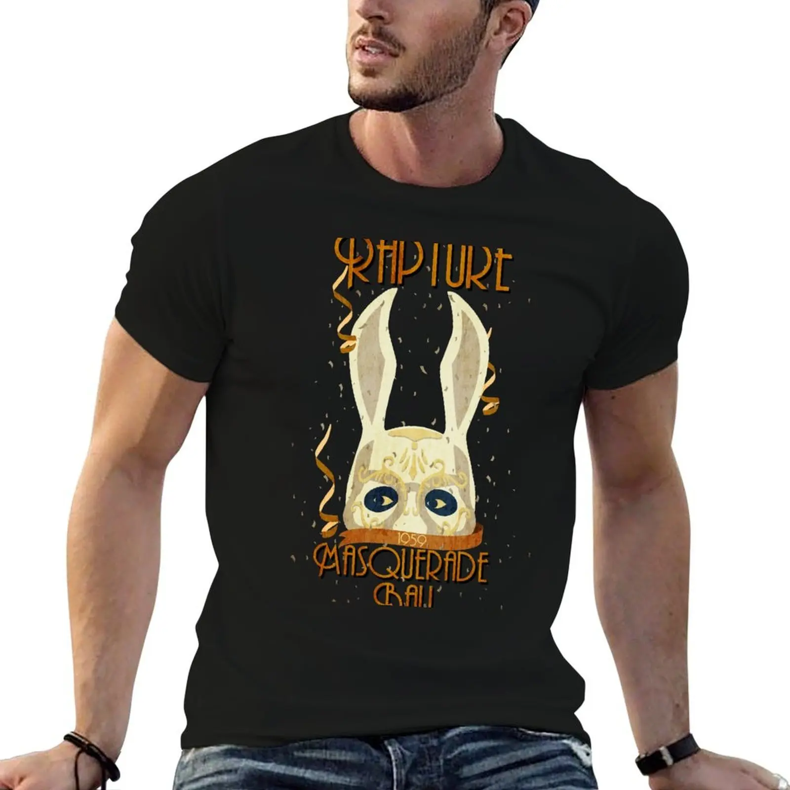 Rapture Masquerade Ball 1959 T-Shirt pour homme, t-shirt de luxe, t-shirts simples pour homme, T-shirt coupe slim