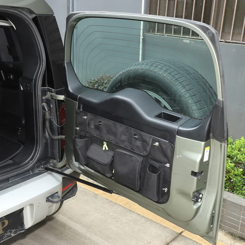 

For Land Rover Defender/L663 90 110 130 2020 2021 2022 2023 tailgate hanging bag car rear tailgate hanging bag storage bag 1pcs