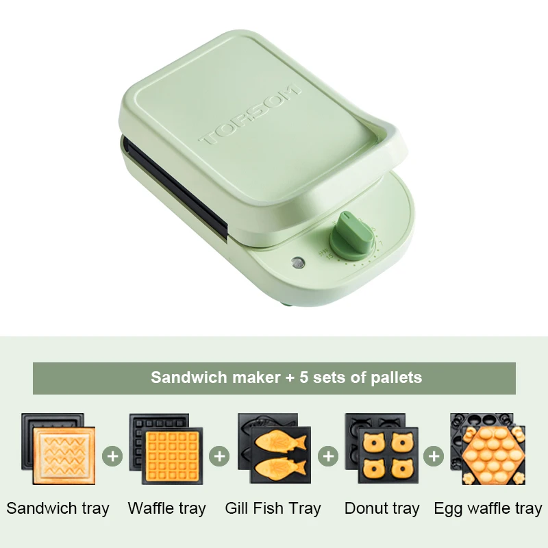 Green with 5 Plates