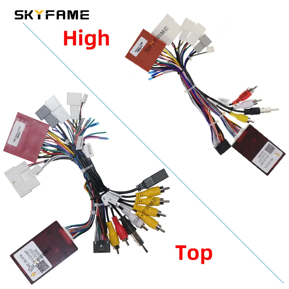 SKYFAME-Adaptador de arnés de cables Android para coche, decodificador de caja Canbus para Mazda 6 Atenza CX-5 CX5 MZ-SS-07A, 16 pines