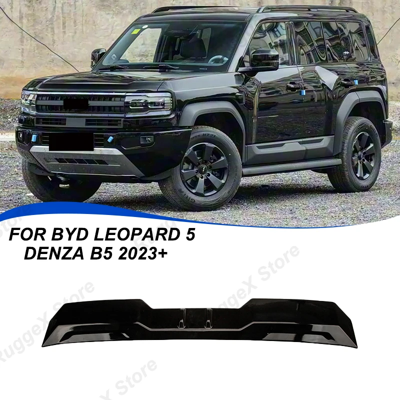 

Для BYD Leopard 5 Denza B5 2024 + автомобильный задний спойлер на крышу, хвостовое крыло, комплект кузова, легко фиксированный спойлер, внешнее обновление, автомобильные аксессуары