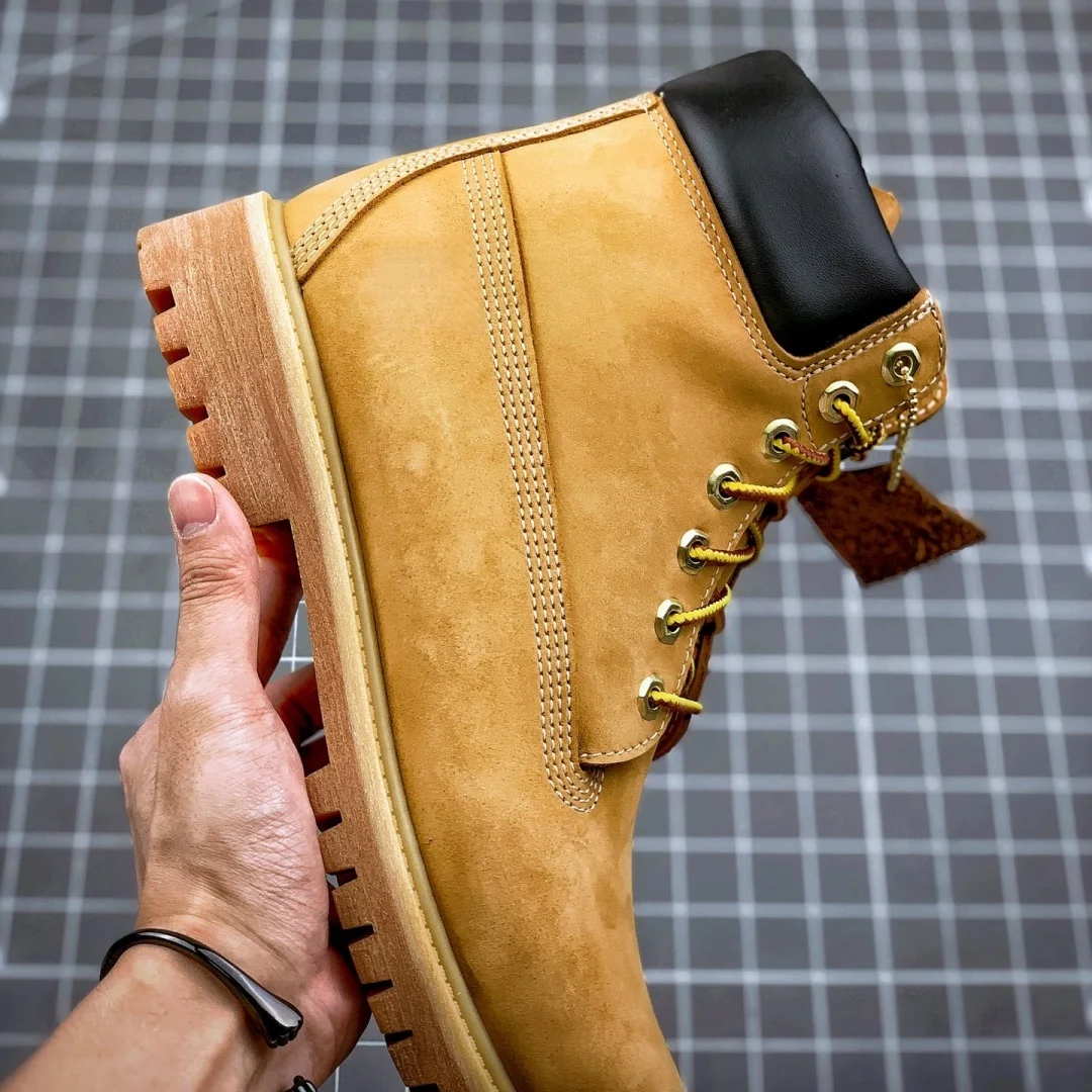 العلامة التجارية الفاخرة 10061/10361 الرجال عالية أعلى أحذية حذاء من الجلد مارتن الأحذية زوجين حذاء كاجوال أحذية رياضية مقاومة للماء العلامة التجارية المبيعات المباشرة #5