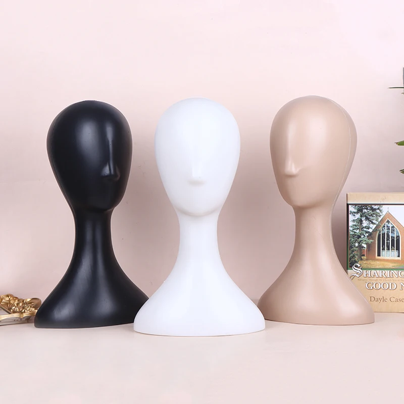 Pro Female Plastic Abstract Mannequin Manikin Head Model Wig Hat Hair Display Stand Holder-New