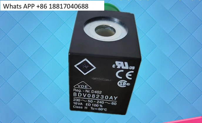 

Solenoid valve coil BDV08230AY 230V-50HZ 240V-60HZ 16VA
