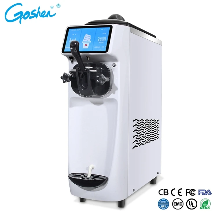 Table top soft serve portable ice cream machine icecream maker 220v small mini soft home ice cream machine at home price maker