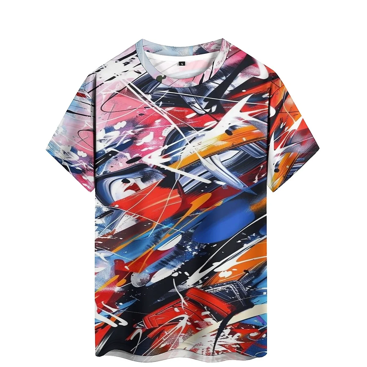 

2025 Summer Men's Funny Punk Ethnic Style 3D Printed Short Sleeved T-shirt Vacation Travel Luxury Carnival Event Business Leisur
