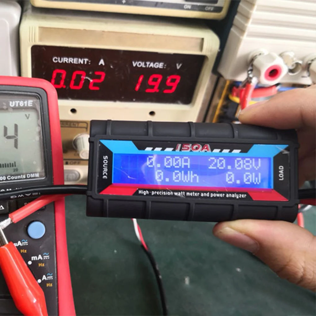 150A 200A 300A LCD جهاز اختبار بطارية لاسلكي رقمي 60 فولت واط متر الطاقة فولت أمبير مراقب محلل RC محلل بطارية الطائرة #5