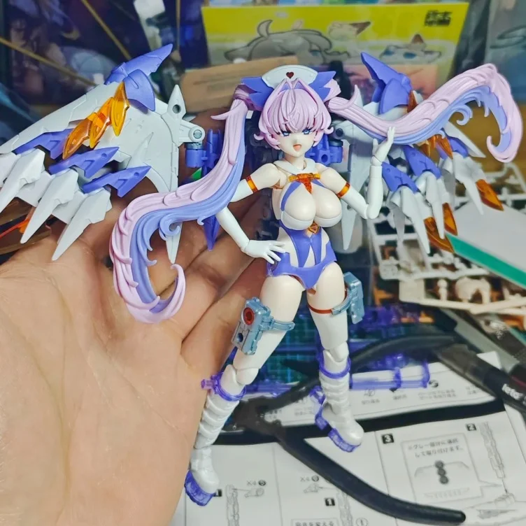 In Stock Kotobukiya Kp799 Megami Device Desire Maiden Medic Plastic Model Kit Desktop Decor Collectible Toy Birthday Gift