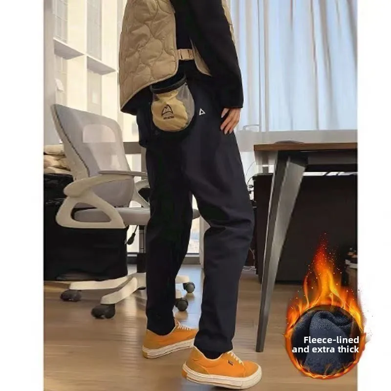 

Thiened Fce Autumn Winter Casual Pants Outdoor Workwear Loose Fit Men Women Cargo Trousers Breathable Comfortable Leisure