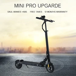 Upgarde RUIMA mini4 PRO waterproof version with bell 48V 500W BLDC HUB strong power electric scooter powerful scooter