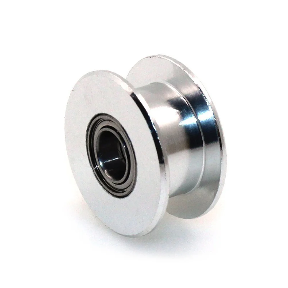 ลูกรอกไทม์มิ่ง Gt2 ความแม่นยำสูง 5 ชิ้น ทำจากอลูมิเนียมอัลลอยด์ 20 ฟัน รูขนาด 5 มม. สำหรับเครื่องพิมพ์ 3 มิติ เครื่อง CNC และเครื่องกัด