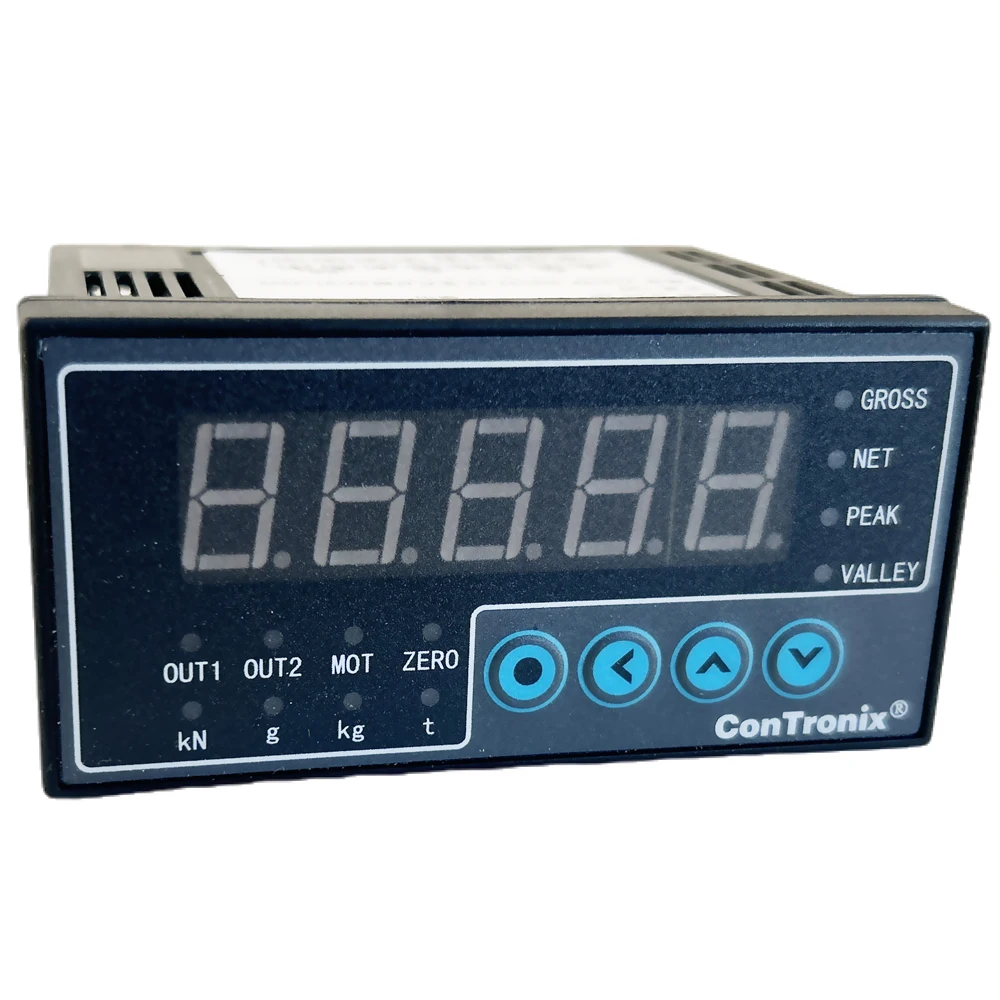 ConTronix Digital Load Cell Controller with Pancake Pressure Sensor High Precision Weight Indicator Relay Output Weighing