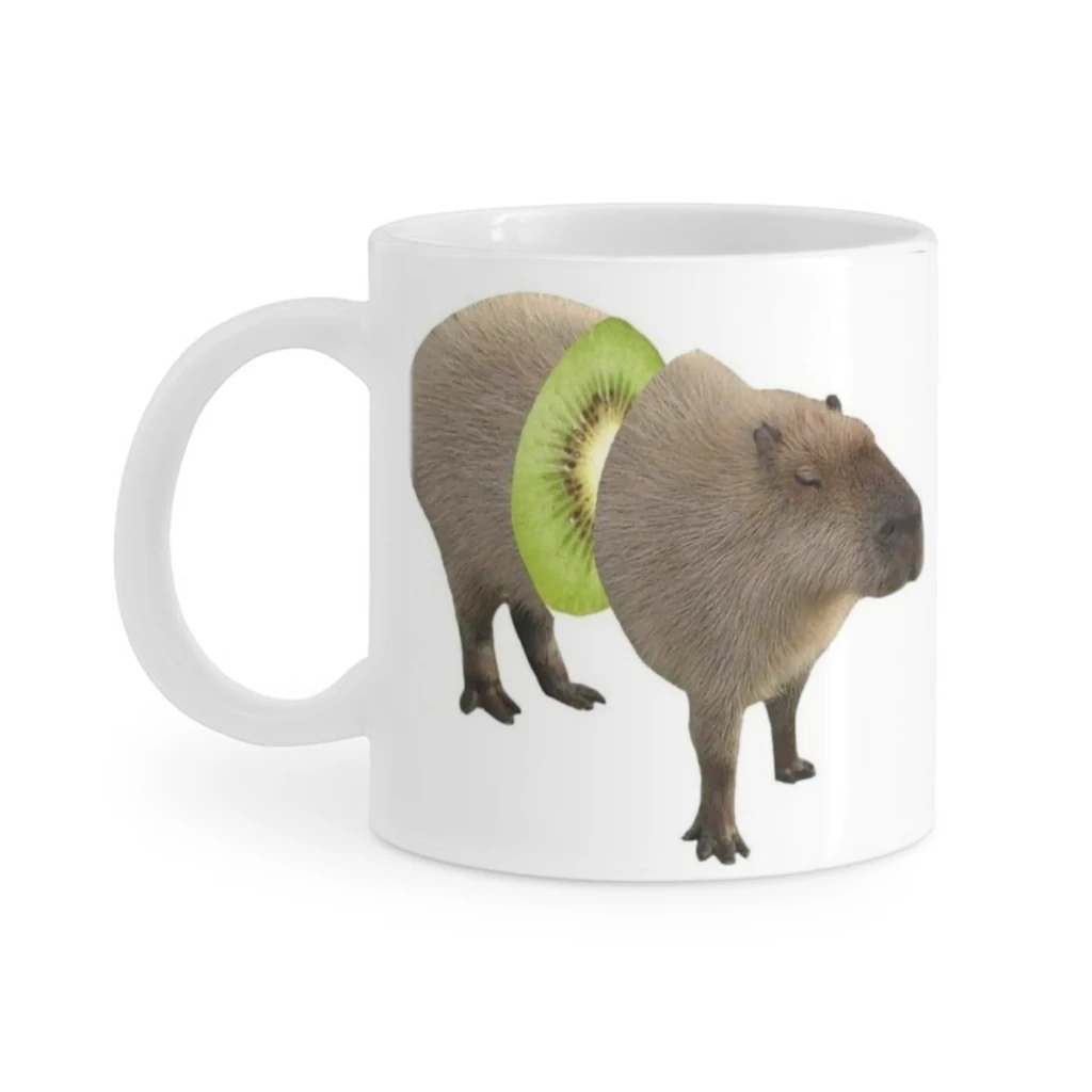 

New Capybara Ok I Pull Up Funny Meme Ceramics Coffee Mugs Tea Cup Milk Cups Gifts Drinkware Coffeeware