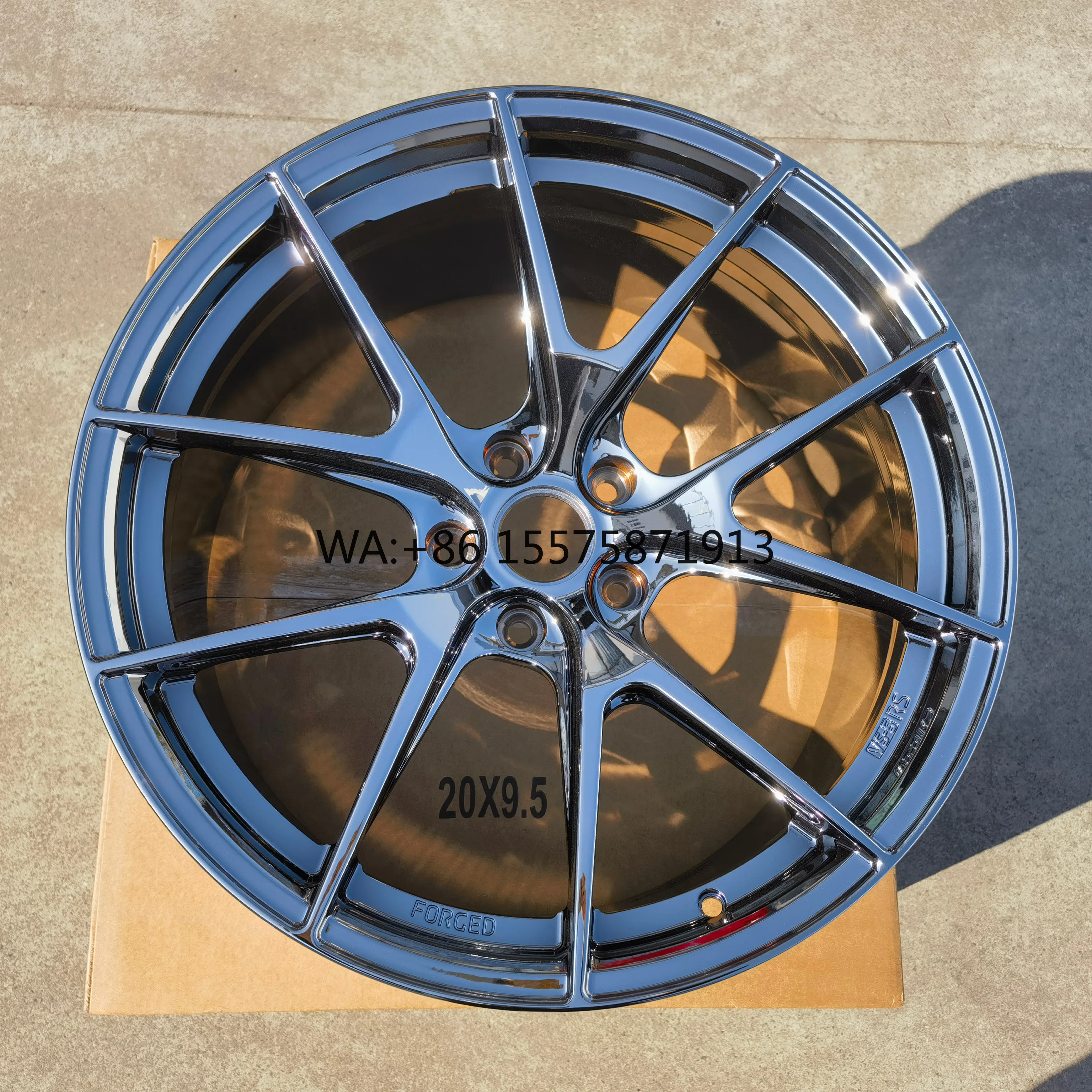 

For VS-5RS Chrome Silver Forged Wheel Monoblock Hub Passenger Car ODM OEM CUSTOM Alloy Rim for Luxury Car Benz MAYBACH Racin