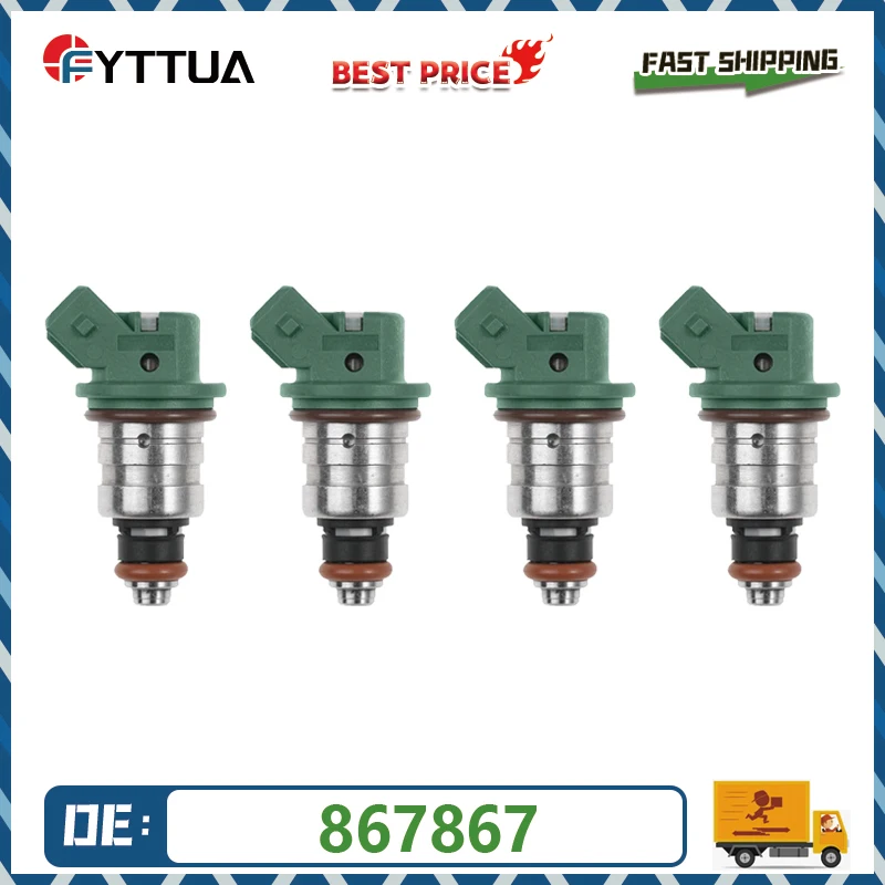4pcs Fuel injector 867867  7700867867 For Renault Laguna Espace III Megane Scenic 2.0L 200-220CC/Min