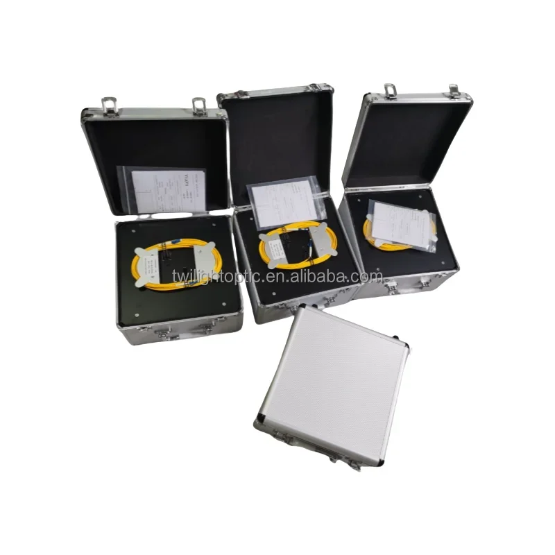 Fiber optic equipment network broadband solutions ftth box kits singlemode multimode 2km 4km otdr lauch cable case