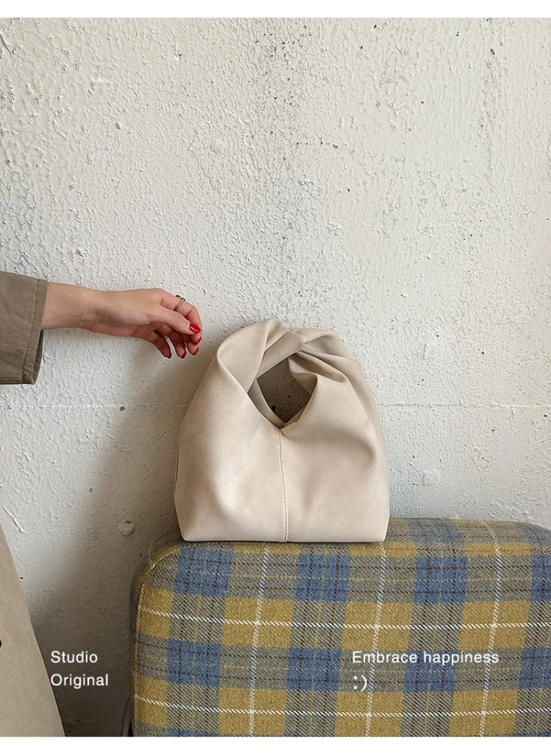 CEEKAY Wildleder-Handtasche im Hobo-Stil mit Perlenanhänger, Metallring, dünnem Riemen, vielseitig einsetzbar für den Alltag, Pendeln und Freizeit, große Kapazität – Detail 20