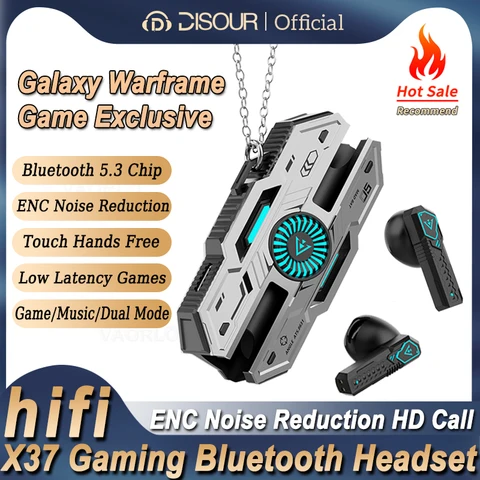 DISOUR игровая Bluetooth-гарнитура X37