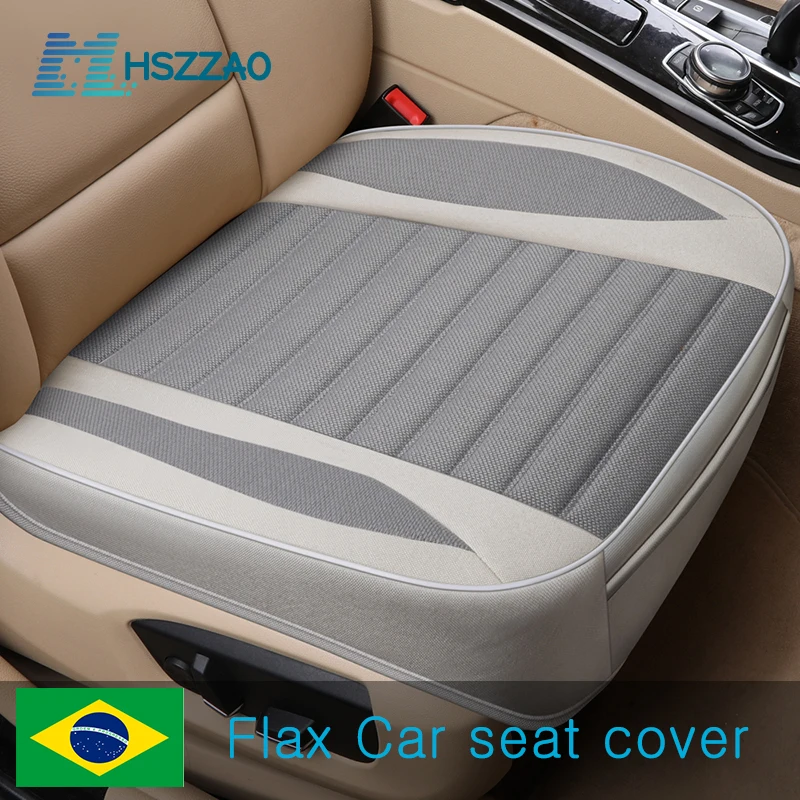 Capa de assento de carro, almofada de linho estações universal respirável para a maioria das berline de quatro portas e proteção de assento de carro ultra-luxo uv
