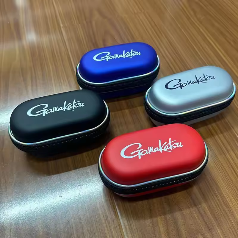 Чехол-сумка для рыболовной катушки Gamakatsu, водонепроницаемый чехол из ЭВА для спиннинговой катушки, чехол для хранения рыболовных снастей.