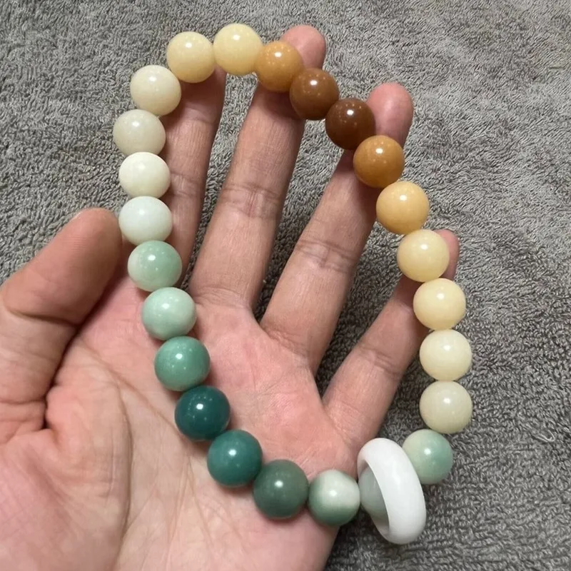 Candy-colored Root , Multi-Buddha Bodhi , Couple's Bracelet, Decorative Item, Buddhist Prayer Beads